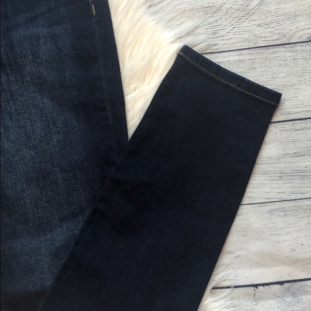 DL1961 Skinny Hi-Rise Dark Wash Jeans - Picture 3 of 7